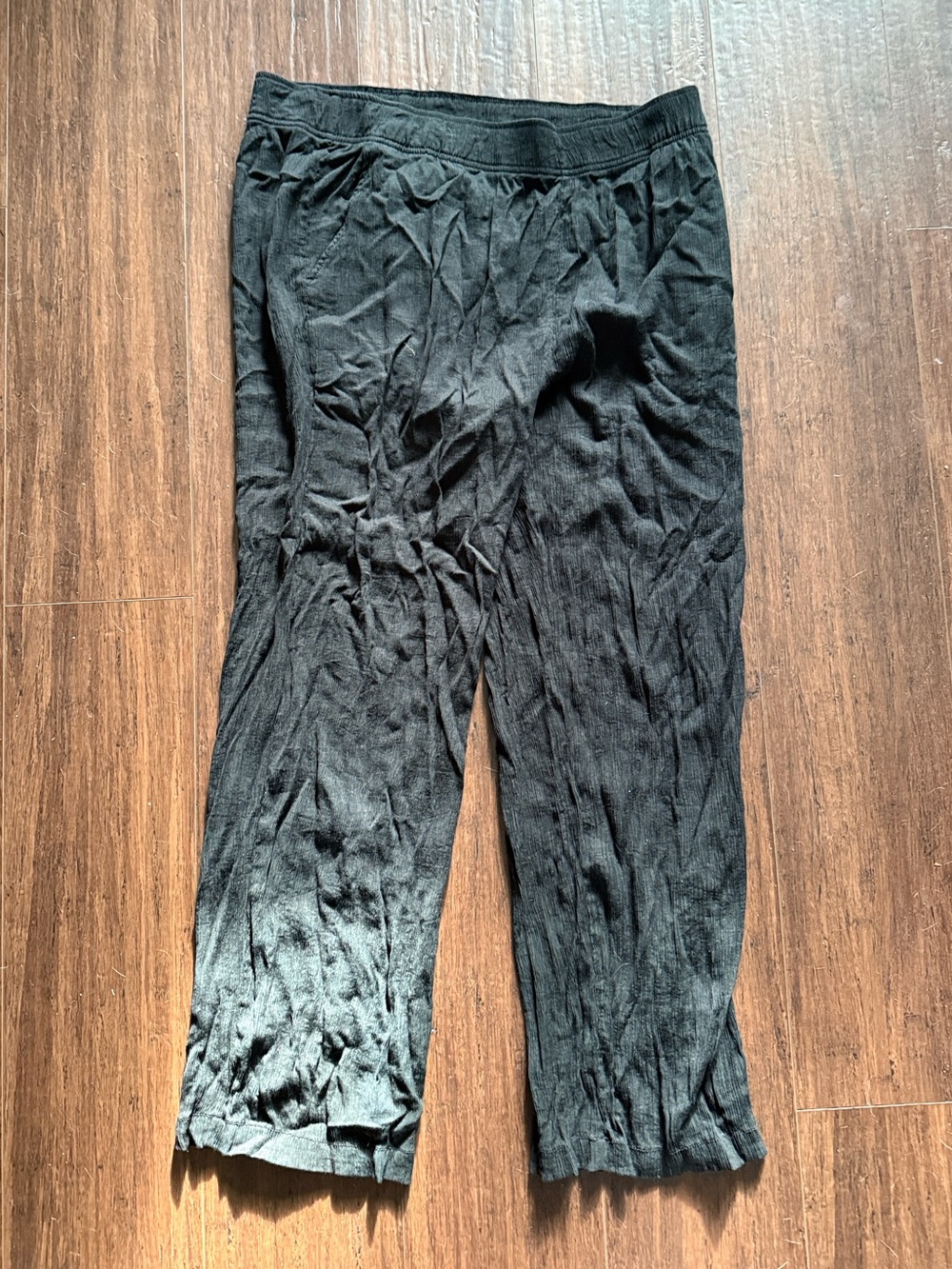 Gap cotton gauze black resort pants